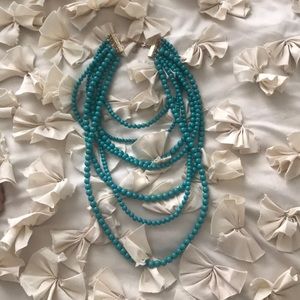 Turquoise beaded necklace